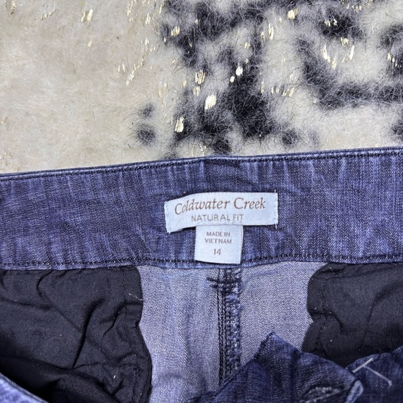 ColdWater Creek Women’s Natural Fit High Rise Denim Jeans Size 14 - Picture 2 of 7